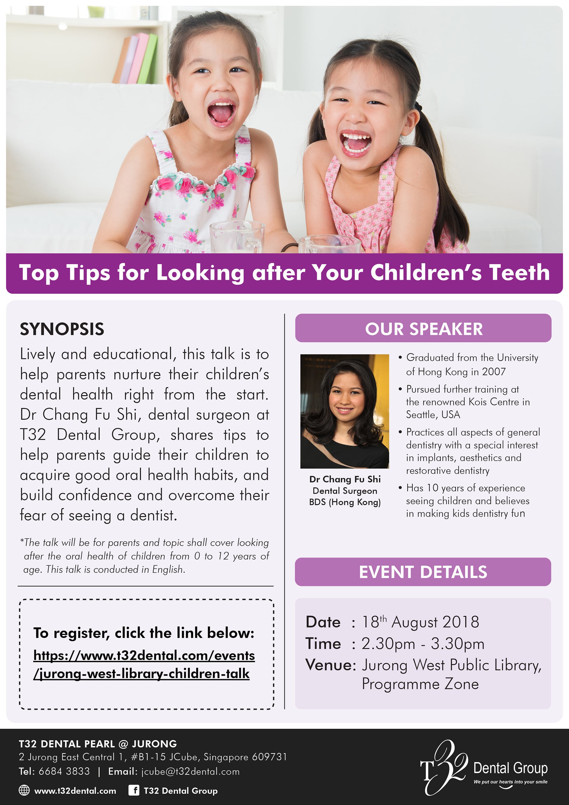 [JW NLB] Top Tips for Looking after your Children’s’ Teeth 1